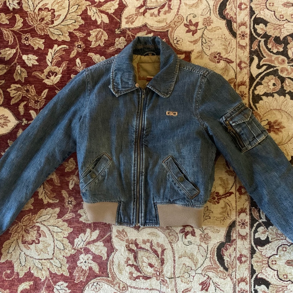Vintage Guess Denim Bomber